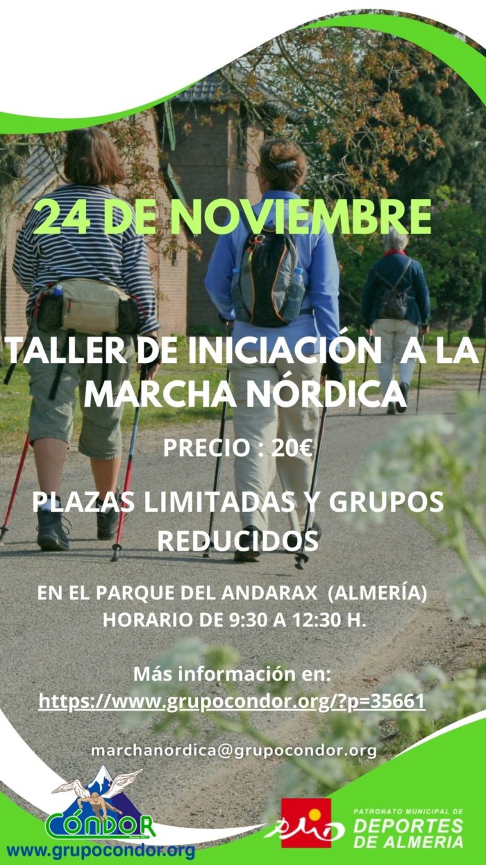 24/11/2024. TALLER DE INICIACIÓN DE MARCHA NÓRDICA